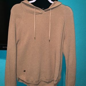 Tan Ralph Lauren Hooded Sweater